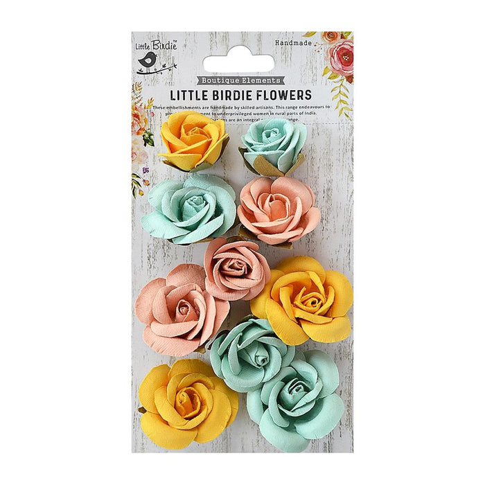 Joanna Paper Flowers 10/Pkg-Pastel Palette