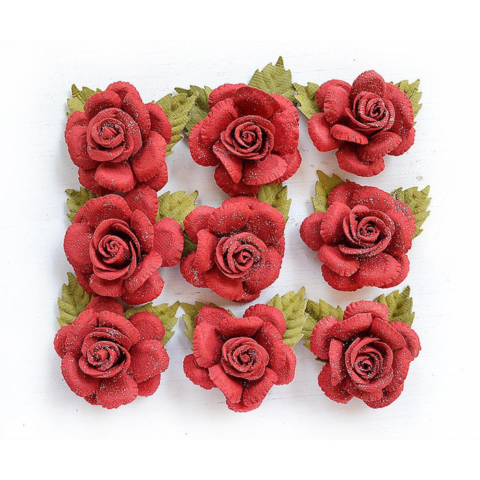 Karin Paper Flowers 8/Pkg Love and Roses