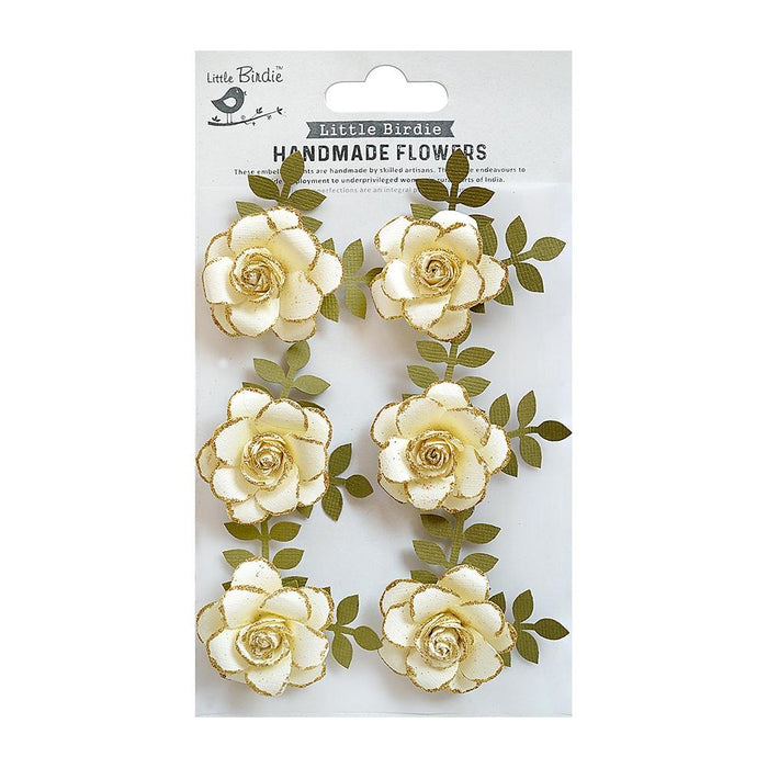 Pixie Rose Paper Flowers 6/Pkg Amor Mio