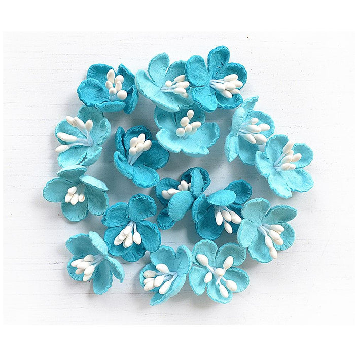 Polina Paper Flowers 16/Pkg Song Of The Sea
