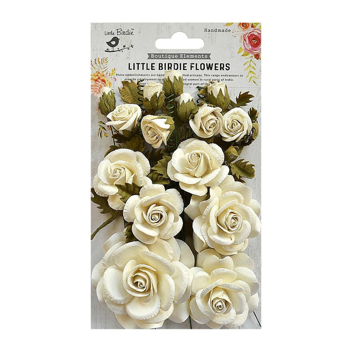 Rosalind Paper Flowers 21/Pkg Moon Light