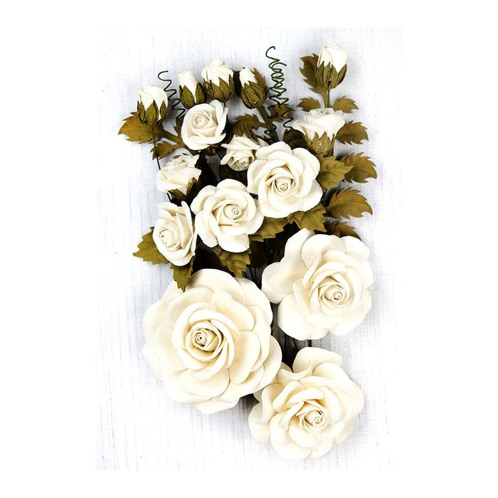 Rosalind Mixed Rose Paper Flowers from Little Birdie