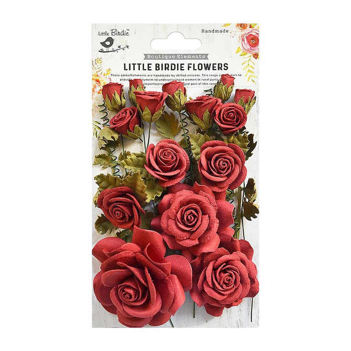 Rosalind Mixed Rose Paper Flowers from Little Birdie