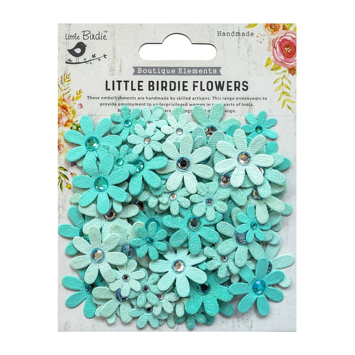 Sparkle Florettes Paper Flowers 80/Pkg Pastel Palette