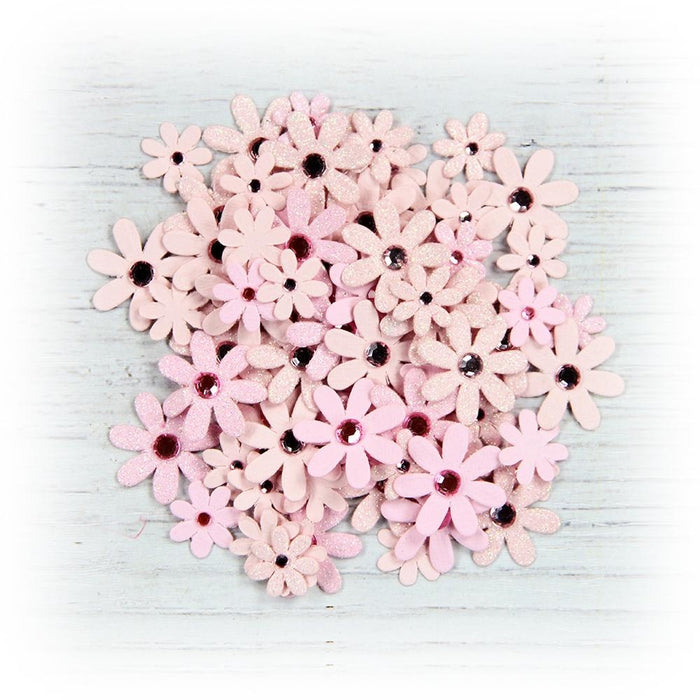 Sparkle Florettes Paper Flowers 80/Pkg Pastel Palette