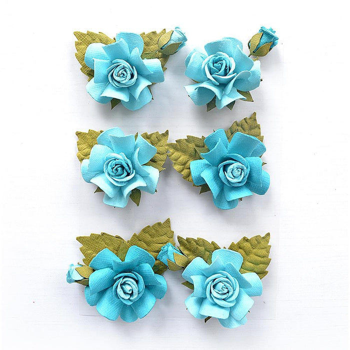 Tania Paper Flowers 6/Pkg-Song Of The Sea