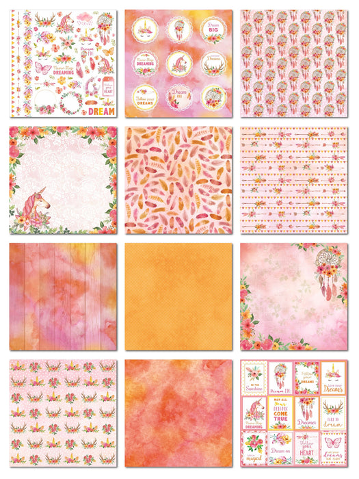 12" x 12" Printed Paper Pads from Little Birdie