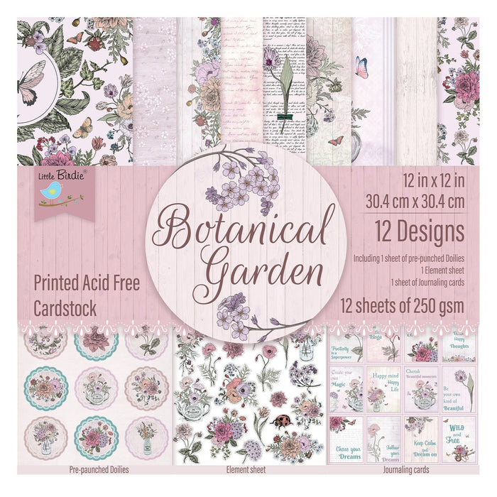 12" x 12" Printed Paper Pads from Little Birdie