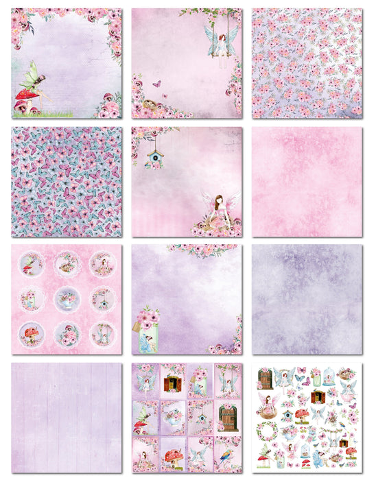 12" x 12" Printed Paper Pads from Little Birdie