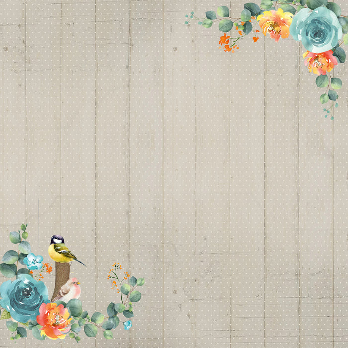 12" x 12" Printed Paper Pads from Little Birdie