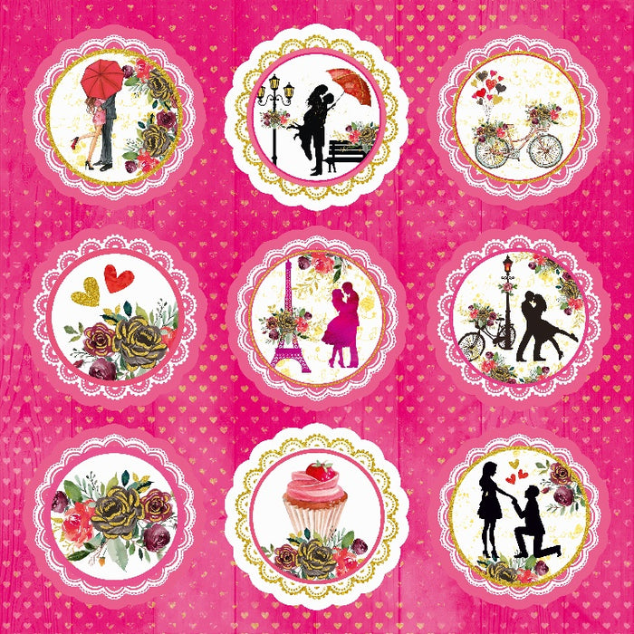 12" x 12" Printed Paper Pads from Little Birdie