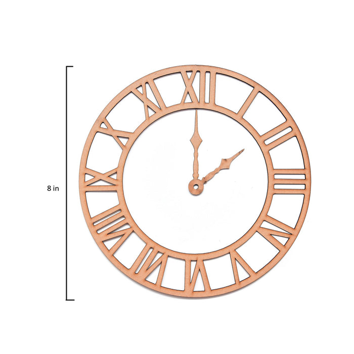 MDF Clock 8" 1/Pkg