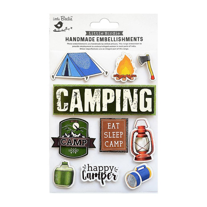 Happy Camping Sticker Sticker 10/Pkg Happy Camping