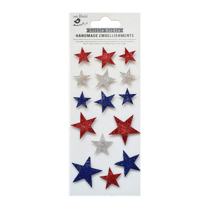 Independence Day Sticker 15/Pkg Shining Stars
