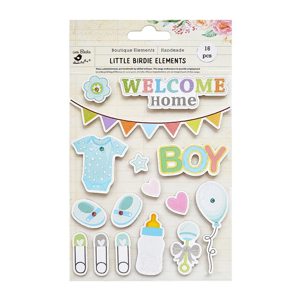 LITTLE BIRDIE Handmade Embellishments: Welcome to the World Baby