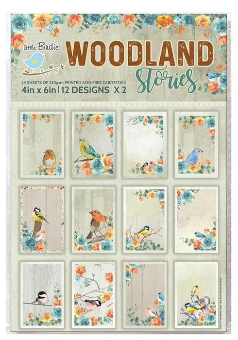 Woodland Stories Journaling Cards 4"X6" 24/Pkg Woodland Stories