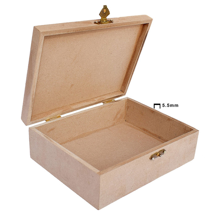 MDF Base Rectangle Box 5.4"X7.5"X2.5" 1/Pkg