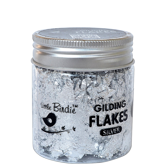 Gilding Flakes 15g Silver