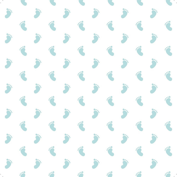 Little Birdie Pattern Paper 12"X12" 12/Pkg-Baby Boy