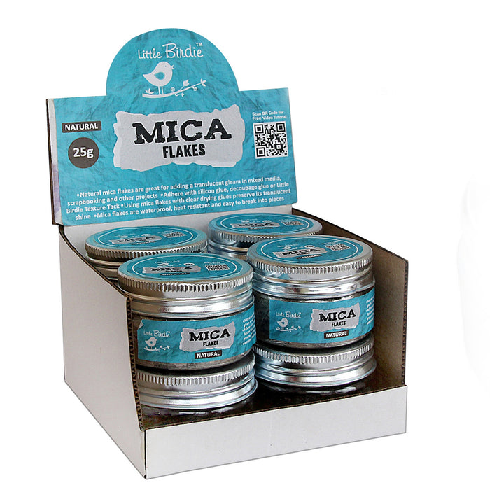 Mica Flakes 25g 1/Pkg Natural