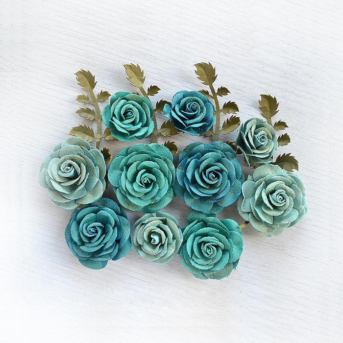 Whitney Full Rose Bloom Paper Flowers from Little Birdie