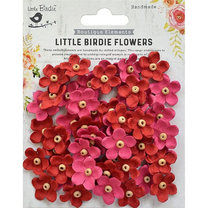 Little Birdie Beaded Blooms Paper Flowers