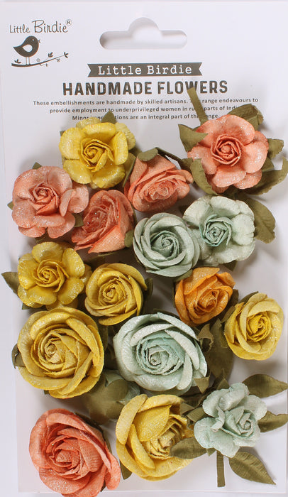 Foina Paper Flowers 20/Pkg Pastel Palette