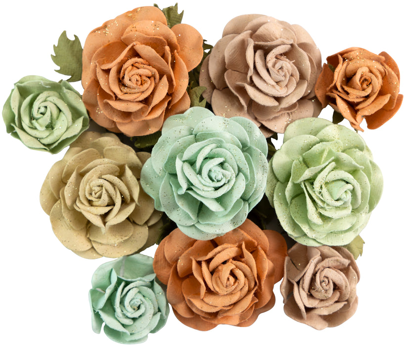 Whitney Full Rose Bloom Paper Flowers from Little Birdie