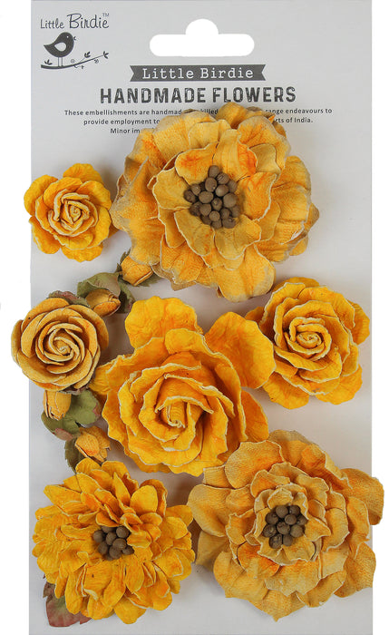 Lolita Paper Flowers 7/Pkg Rosy Note