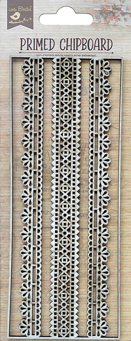 Laser Cut Primed Chipboard 1/Pkg Ornate Grill