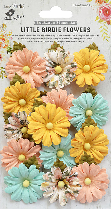 Valerie Paper Flowers 13/Pkg Vivid Palette