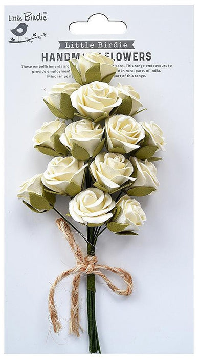 Charlie Paper Bouquet 1/Pkg Poppies And Roses