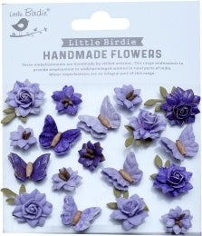 Cloria Paper Flowers 18/Pkg Lavender Whisper