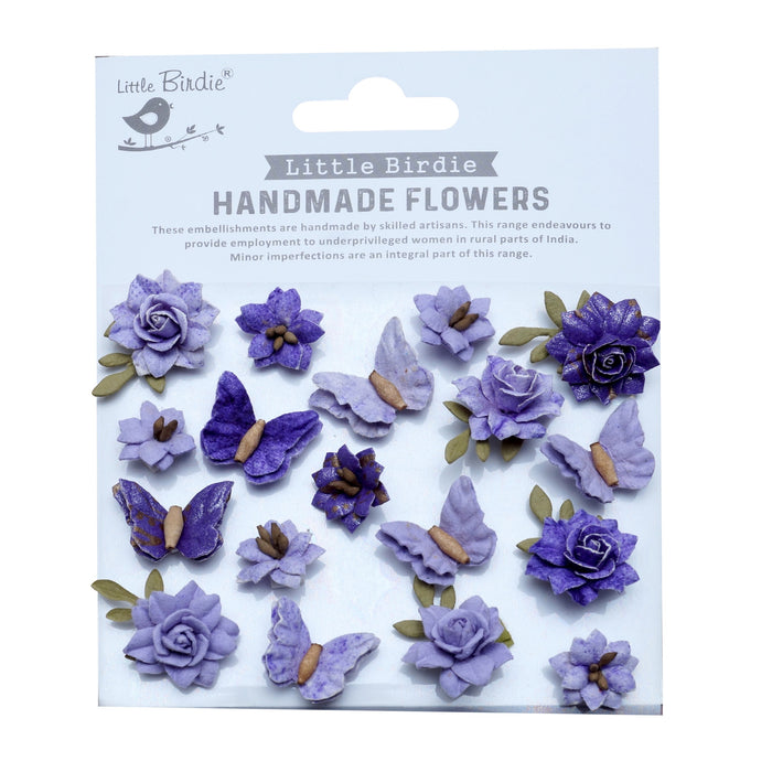 Cloria Paper Flowers 18/Pkg Ivory Pearl