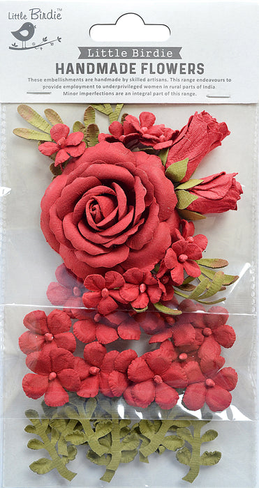 Rooney Paper Flowers 23/Pkg Poppies And Roses
