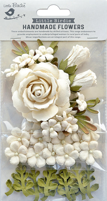 Rooney Paper Flowers 23/Pkg Shabby Chic Bouquet