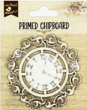 Laser Cut Primed Chipboard 1/Pkg Scroll Grace