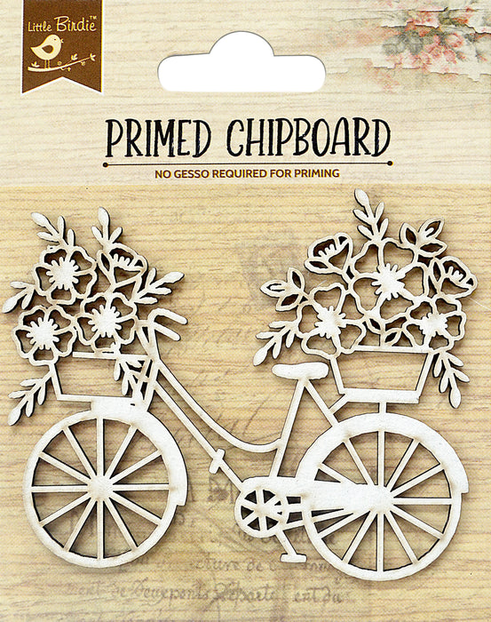 Laser Cut Primed Chipboard 4/Pkg Tropical Fern