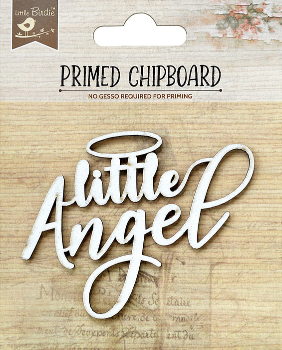 Laser Cut Primed Chipboard 1/Pkg Little Angel