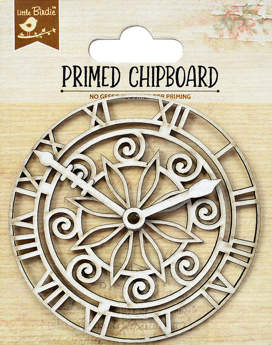 Laser Cut Primed Chipboard 1/Pkg Ornate Scrolls