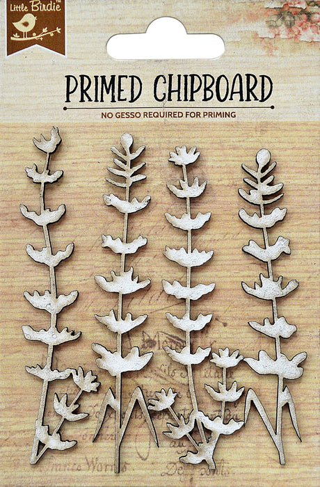 Laser Cut Primed Chipboard 1/Pkg Scroll Grace