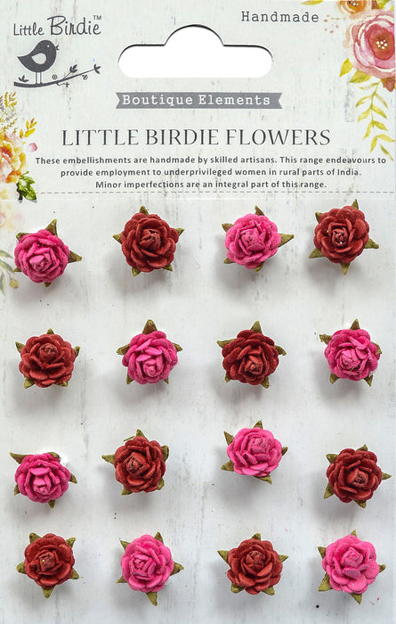 Micro Roses Paper Flowers from Little Birdie