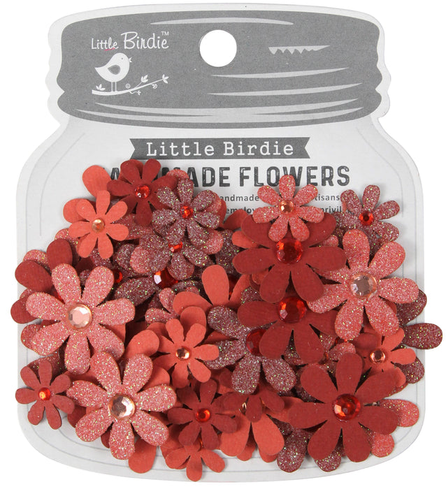 Sparkle Florettes Paper Flowers 80/Pkg Pastel Palette