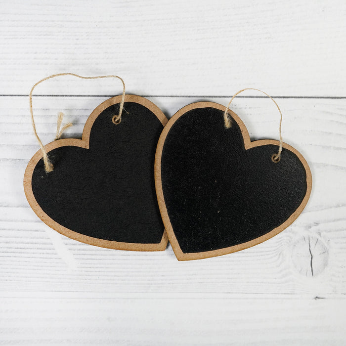 Hanging Mini Chalkboard Sign 2/Pkg Oval