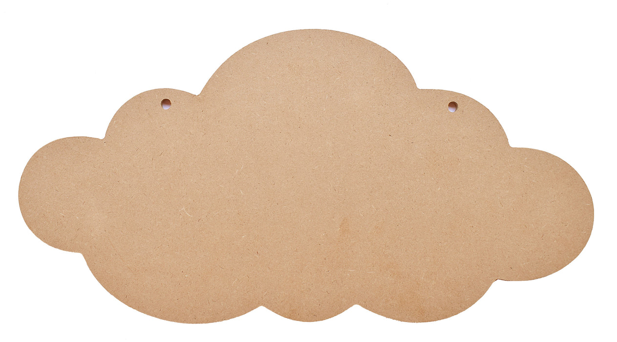 MDF Name Board Cloud 15.7"X7.8" 1/Pkg