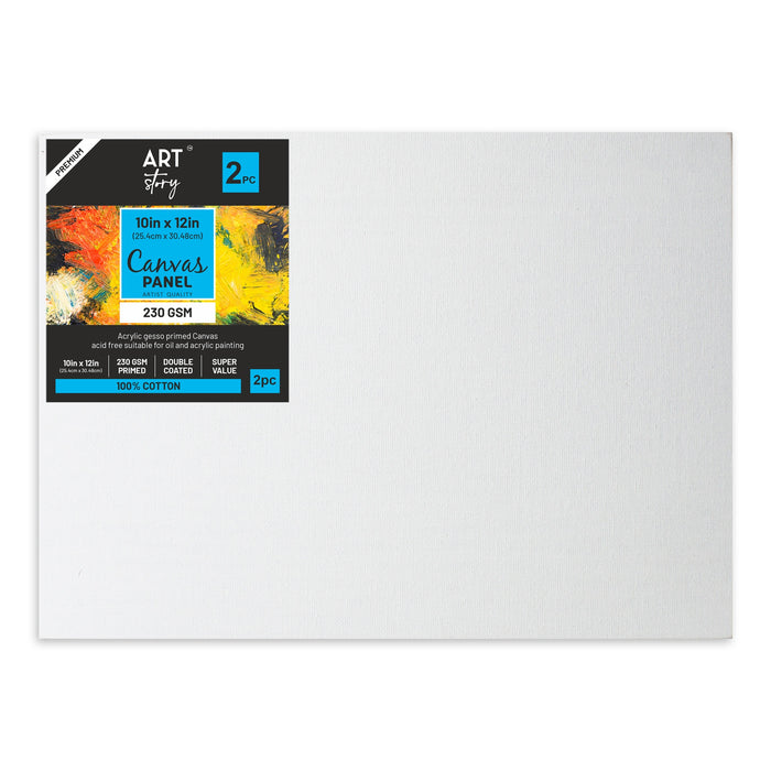 Canvas Panel MDF Board 12"X16" 1/Pkg