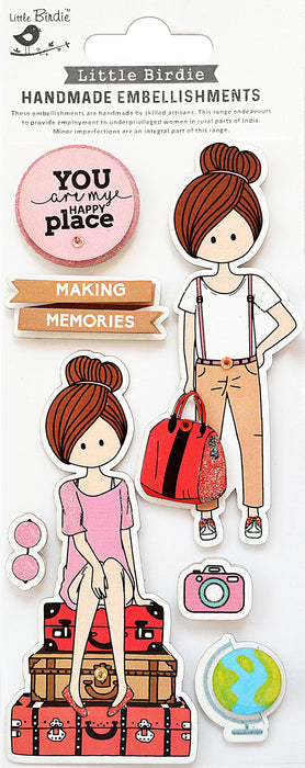 Travel Themed Stickers from Little Birdie