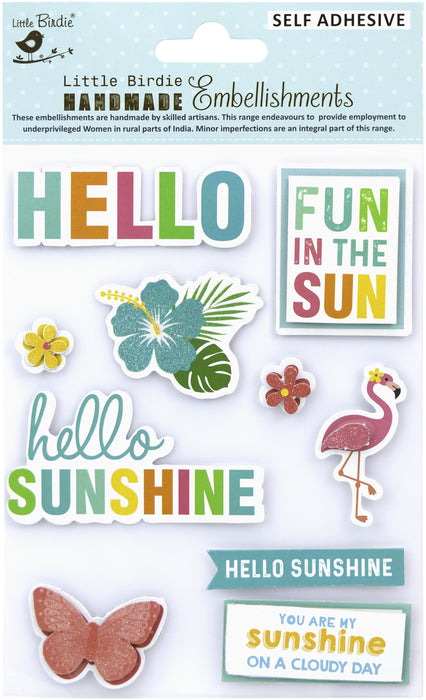 Tropical Themed Stickers from Little Birdie