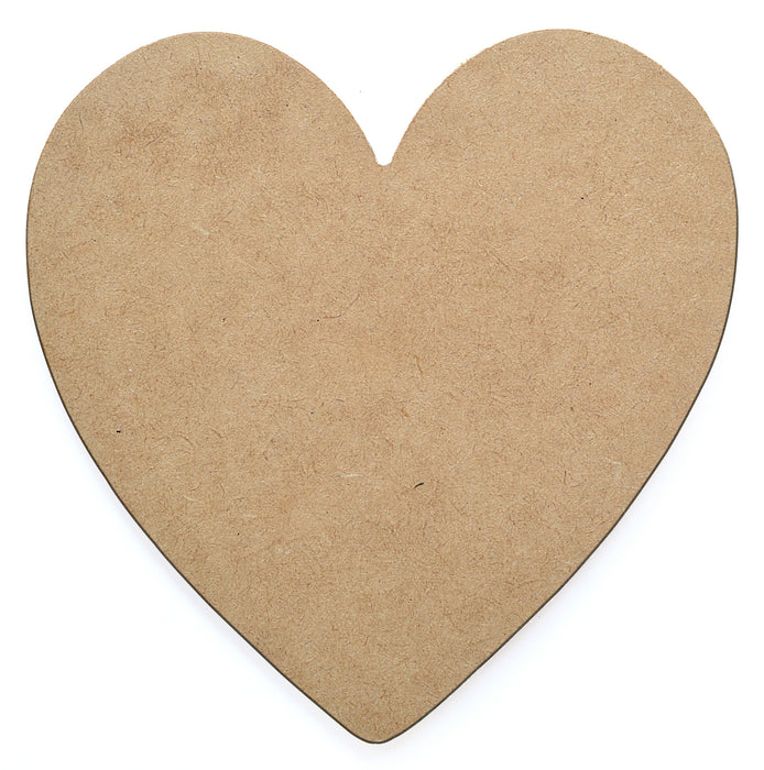 MDF Heart 6"X6.29" 1/Pkg