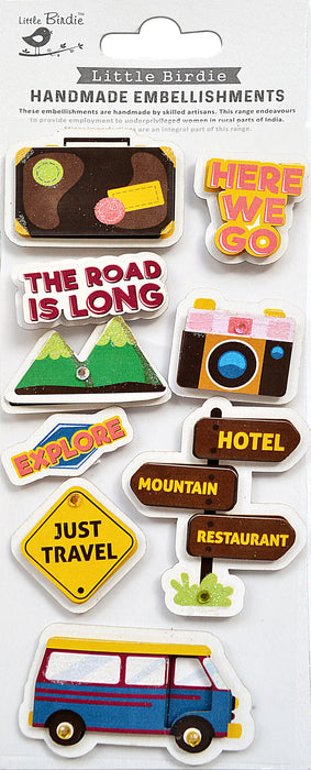 Travel Themed Stickers from Little Birdie